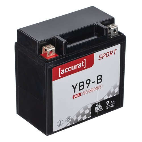 Motorradbatterie yb9 gel - motorradbatterie, 12v