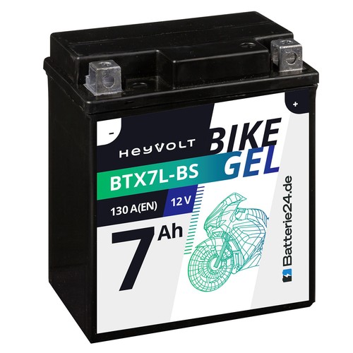 Gel motorradbatterie 7ah 12v - gel,