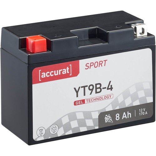 Motorradbatterie yt9b gel - yt9b-bs,