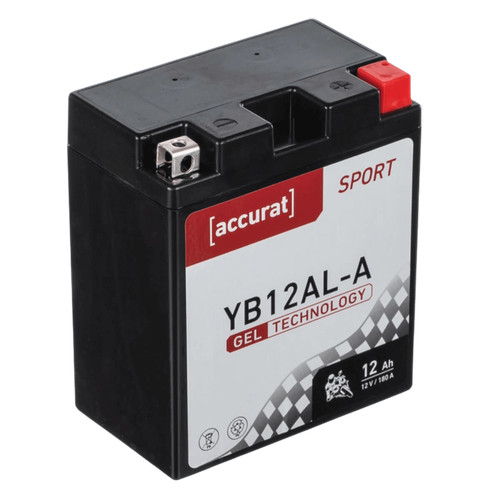 Motorradbatterie yb12al gel - motorradbatterie, yb12al-a
