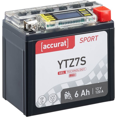 Motorradbatterie ytz7s gel 12v - motorradbatterie,