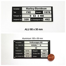 Typenschild PKW, KFZ